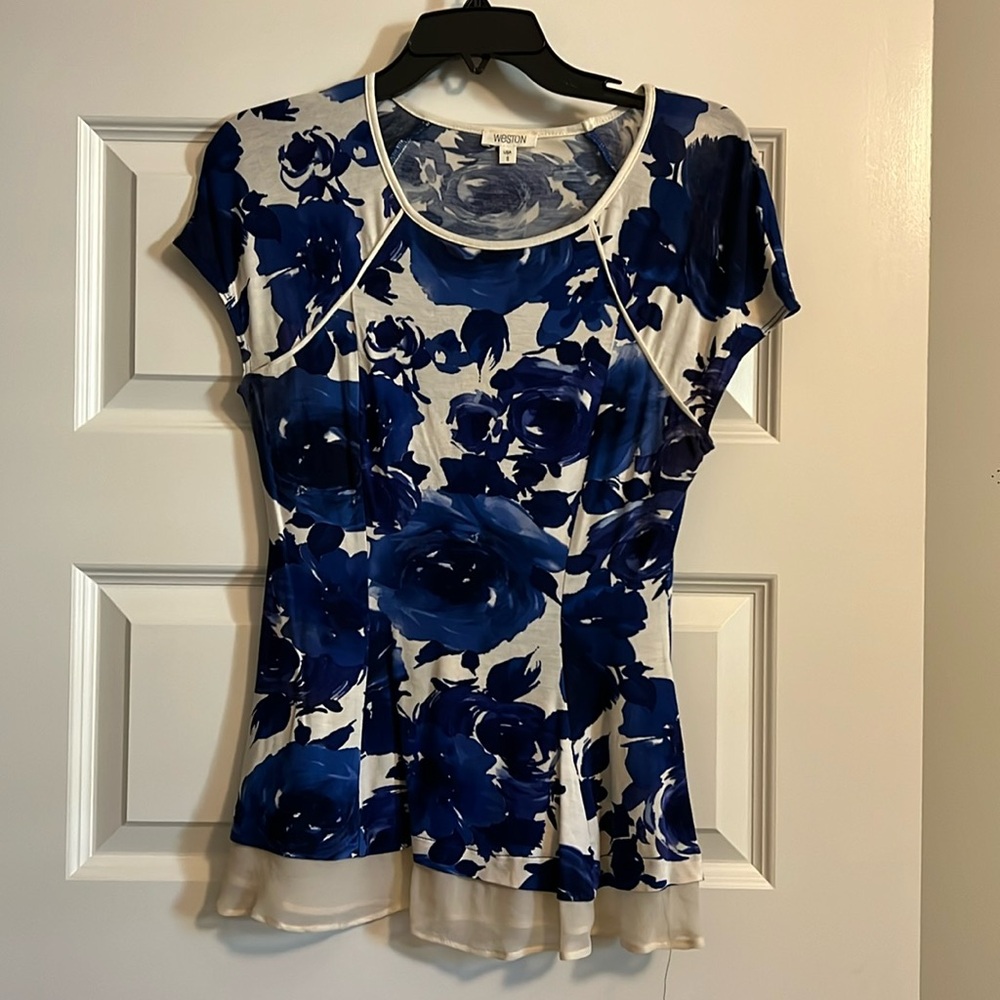 Anthropologie Floral Top